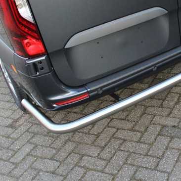 Achterbar Volkswagen Caddy Cargo 5 2020-heden mat geborsteld rondom