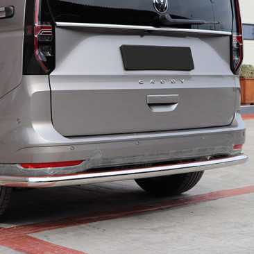 Achterbar Volkswagen Caddy Cargo 5 2020-heden glans gepolijst rondom