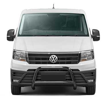Pushbar Volkswagen Crafter 2017-2022 zwart dwarsstang
