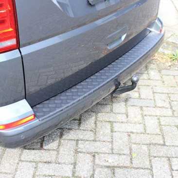 Bumperplaten Aluminium Volkswagen T6 2015-2019 traanplaat achterklep zwart